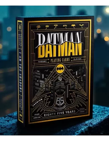 Batman 85th Anniversary Playing Cards by theory11 – Cărți de joc premium | Emagie.ro