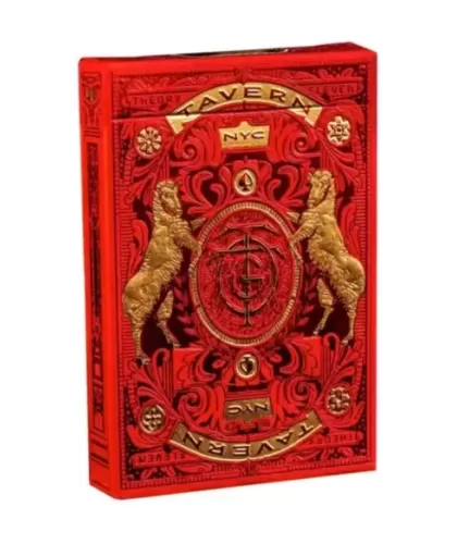 Tavern on the Green Red Edition by Theory11 – Cărți de joc premium | Emagie.ro