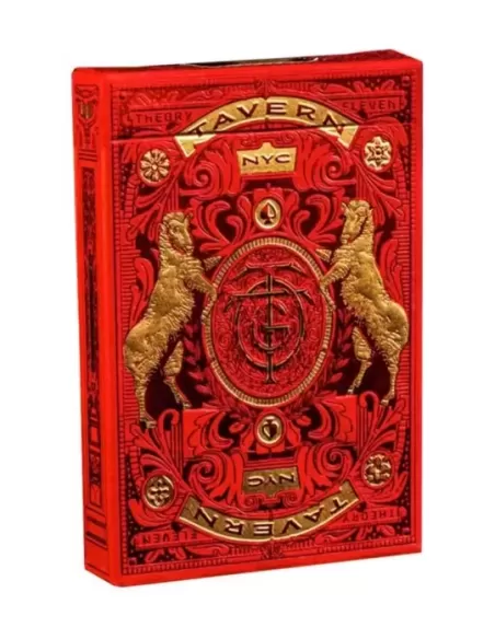 Tavern on the Green Red Edition by Theory11 – Cărți de joc premium | Emagie.ro