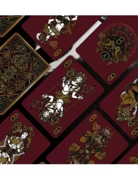 Asura Deluxe Red Playing Cards – Cărți de joc premium | Emagie.ro