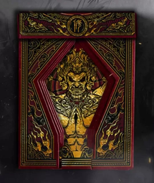 Asura Deluxe Red Playing Cards – Cărți de joc premium | Emagie.ro