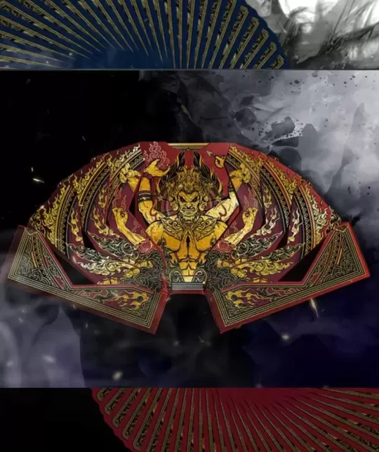 Asura Deluxe Red Playing Cards – Cărți de joc premium | Emagie.ro