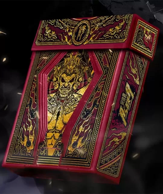 Asura Deluxe Red Playing Cards – Cărți de joc premium | Emagie.ro