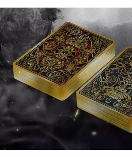 Asura Deluxe Red Playing Cards – Cărți de joc premium | Emagie.ro