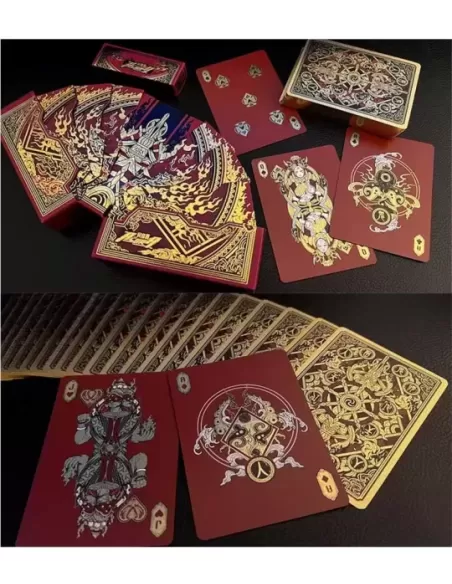 Asura Deluxe Red Playing Cards – Cărți de joc premium | Emagie.ro