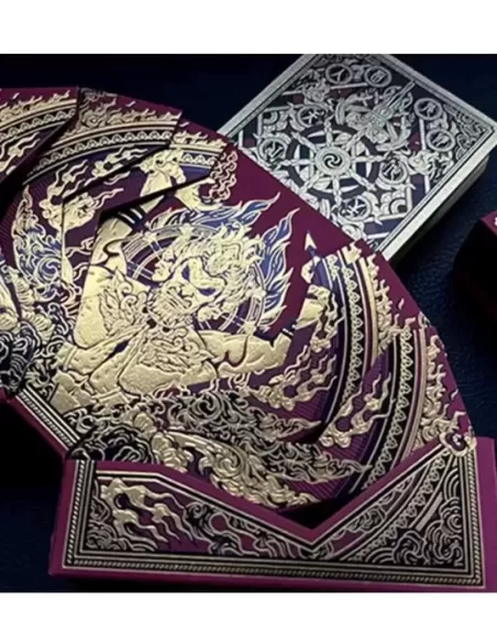 Asura Deluxe Red Playing Cards – Cărți de joc premium | Emagie.ro
