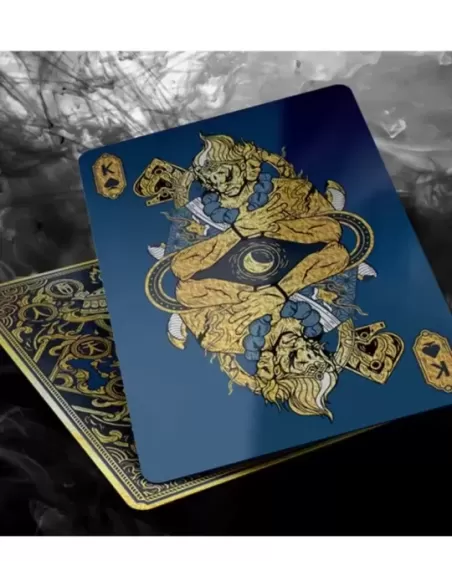 Asura Deluxe Blue Playing Cards – Cărți de joc premium | Emagie.ro