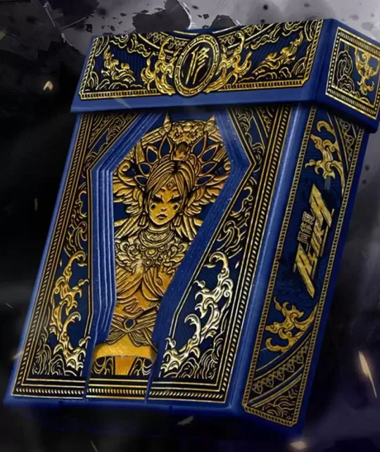 Asura Deluxe Blue Playing Cards – Cărți de joc premium | Emagie.ro