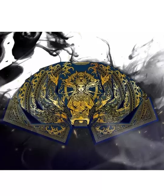 Asura Deluxe Blue Playing Cards – Cărți de joc premium | Emagie.ro