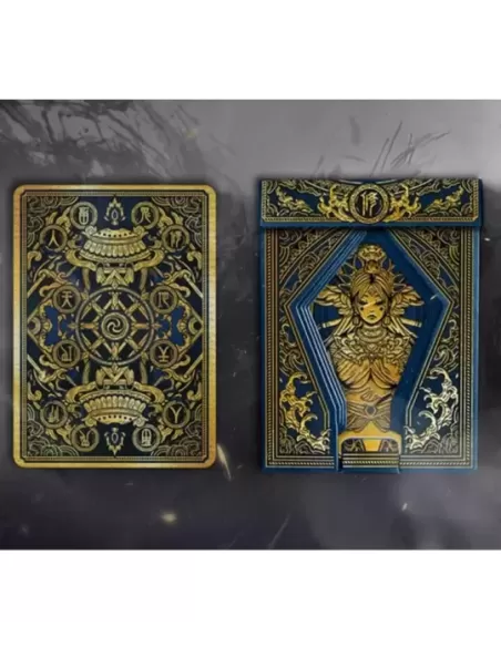 Asura Deluxe Blue Playing Cards – Cărți de joc premium | Emagie.ro