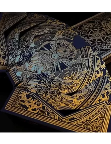 Asura Deluxe Blue Playing Cards – Cărți de joc premium | Emagie.ro
