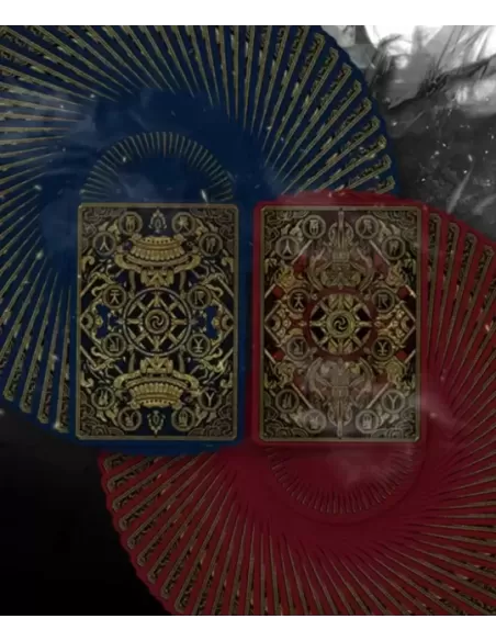 Asura Deluxe Blue Playing Cards – Cărți de joc premium | Emagie.ro