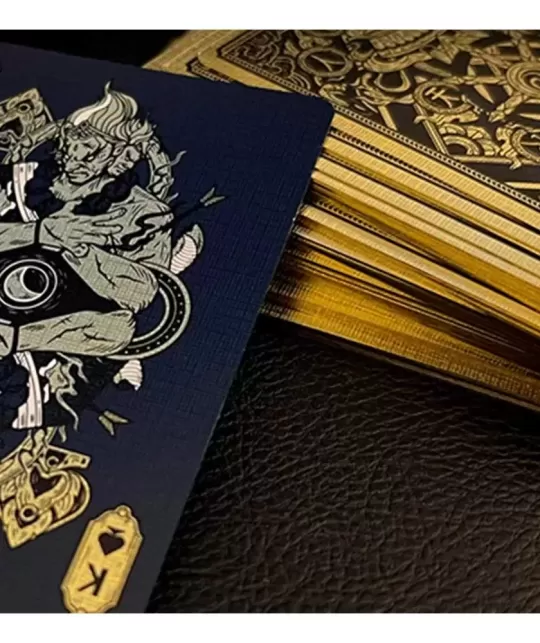Asura Deluxe Blue Playing Cards – Cărți de joc premium | Emagie.ro