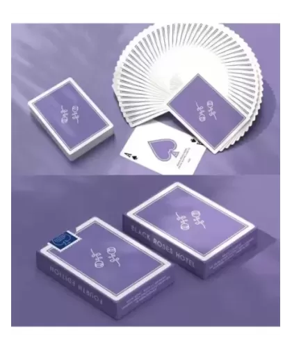 Black Roses Hotel V4 Playing Cards – Cărți de joc premium | Emagie.ro 2
