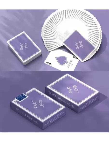 Black Roses Hotel V4 Playing Cards – Cărți de joc premium | Emagie.ro