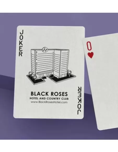 Black Roses Hotel V4 Playing Cards – Cărți de joc premium | Emagie.ro