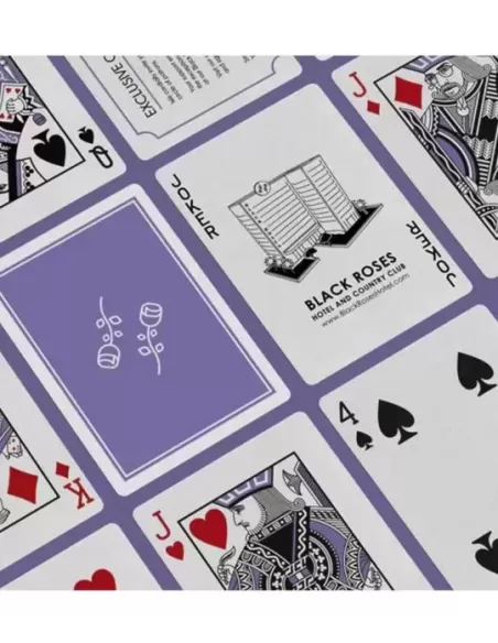 Black Roses Hotel V4 Playing Cards – Cărți de joc premium | Emagie.ro