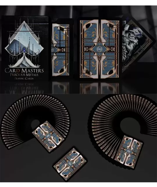 Card Masters Precious Metals Standard by Handlordz – Cărți de joc premium | Emagie.ro
