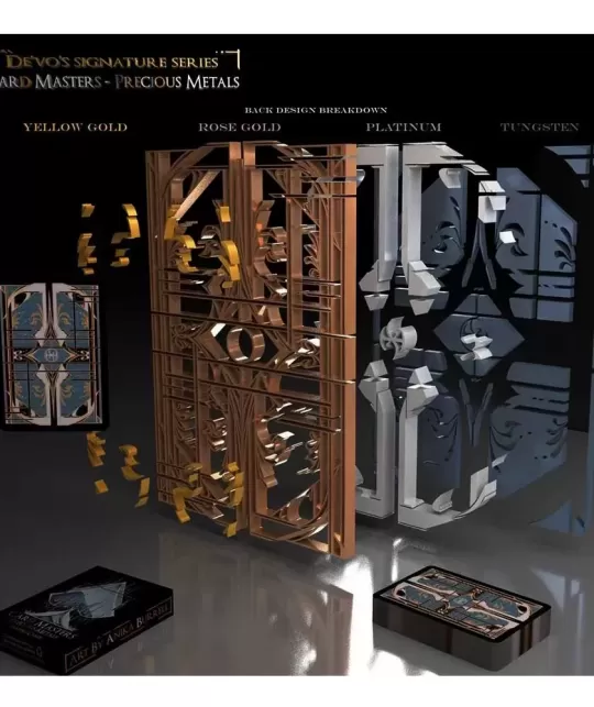 Card Masters Precious Metals Standard by Handlordz – Cărți de joc premium | Emagie.ro