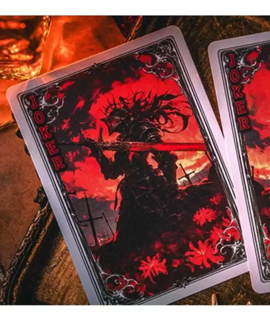 Death Knight Inferno Playing Cards – Cărți de joc premium | Emagie.ro