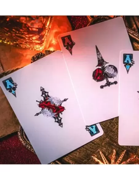 Death Knight Inferno Playing Cards – Cărți de joc premium | Emagie.ro