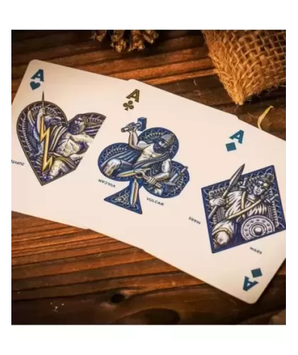 Caesar Blue by Riffle Shuffle – Cărți de joc premium | Emagie.ro 2