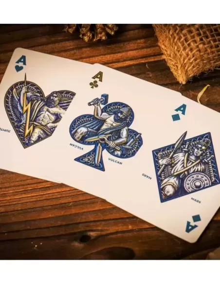 Caesar Blue by Riffle Shuffle – Premium Playing Cards | Emagie.ro