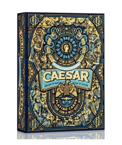 Caesar Blue by Riffle Shuffle – Cărți de joc premium | Emagie.ro