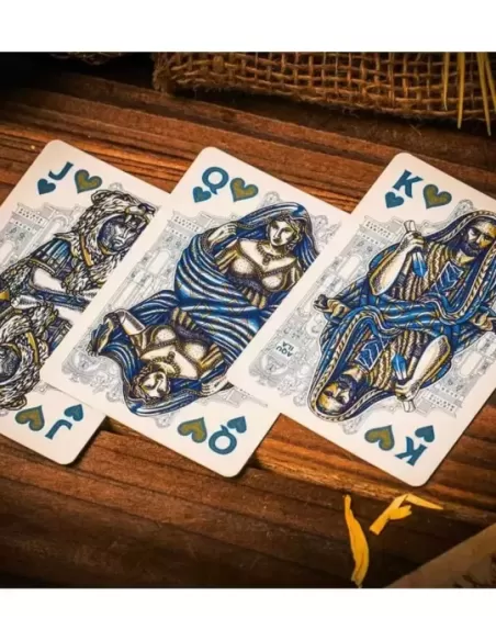 Caesar Blue by Riffle Shuffle – Premium Playing Cards | Emagie.ro