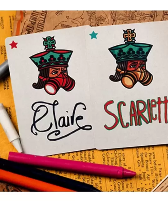 Crayon Playing Cards by Kings Wild Project – Cărți de joc premium | Emagie.ro