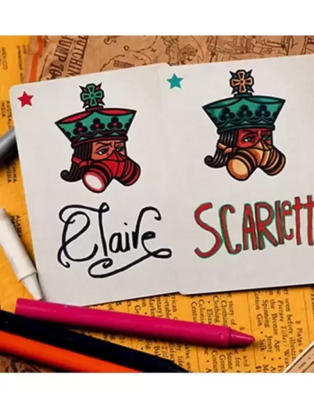 Crayon Playing Cards by Kings Wild Project – Cărți de joc premium | Emagie.ro