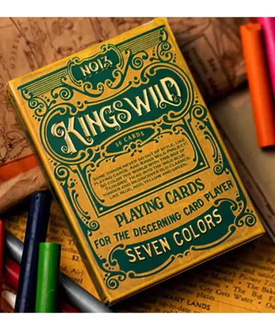Crayon Playing Cards by Kings Wild Project – Cărți de joc premium | Emagie.ro