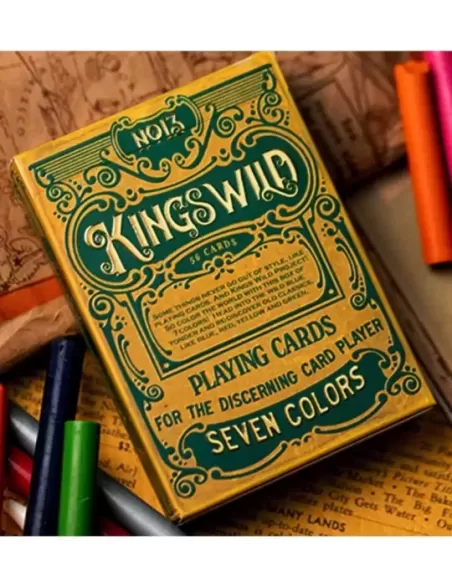 Crayon Playing Cards by Kings Wild Project – Cărți de joc premium | Emagie.ro