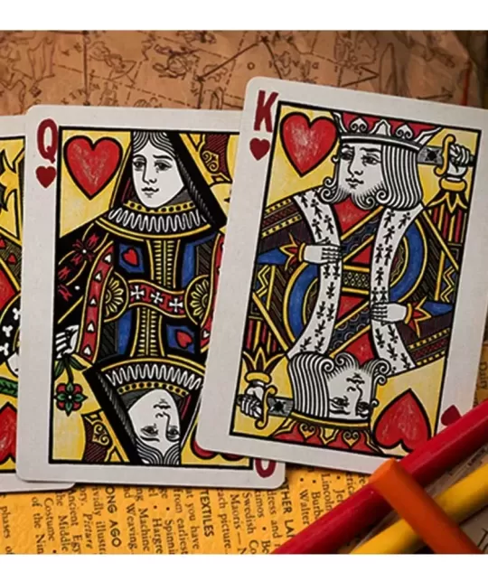 Crayon Playing Cards by Kings Wild Project – Cărți de joc premium | Emagie.ro