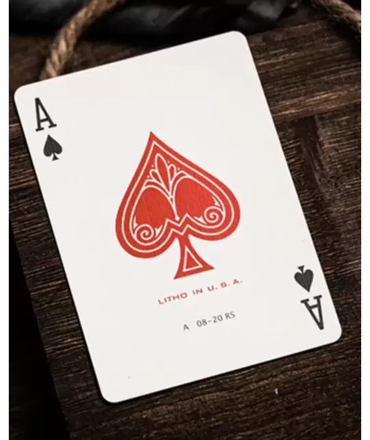 Jerrys Nugget Atomic Red Marked Monotone Playing Cards – Cărți de joc premium | Emagie.ro