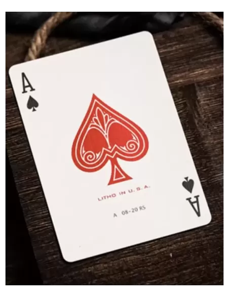Jerrys Nugget Atomic Red Marked Monotone Playing Cards – Cărți de joc premium | Emagie.ro