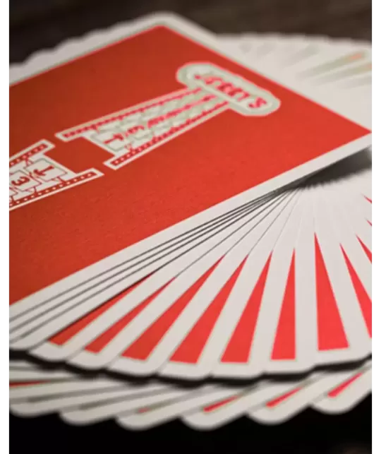 Jerrys Nugget Atomic Red Marked Monotone Playing Cards – Cărți de joc premium | Emagie.ro