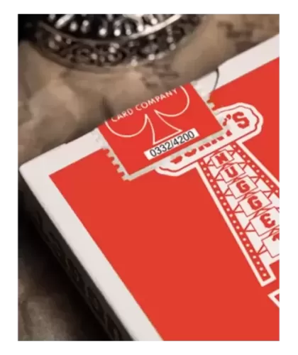 Jerrys Nugget Atomic Red Marked Monotone Playing Cards – Cărți de joc premium | Emagie.ro 2