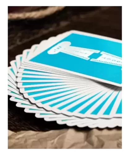 Jerrys Nugget Icey Blue Marked Monotone Playing Cards – Cărți de joc premium | Emagie.ro 2