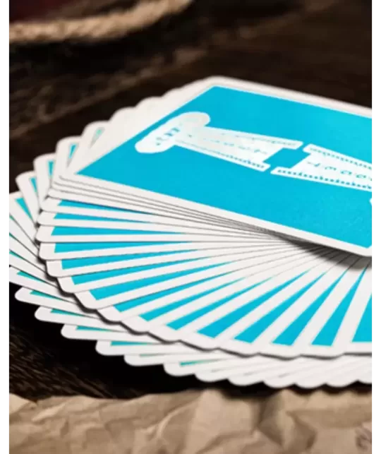 Jerrys Nugget Icey Blue Marked Monotone Playing Cards – Cărți de joc premium | Emagie.ro
