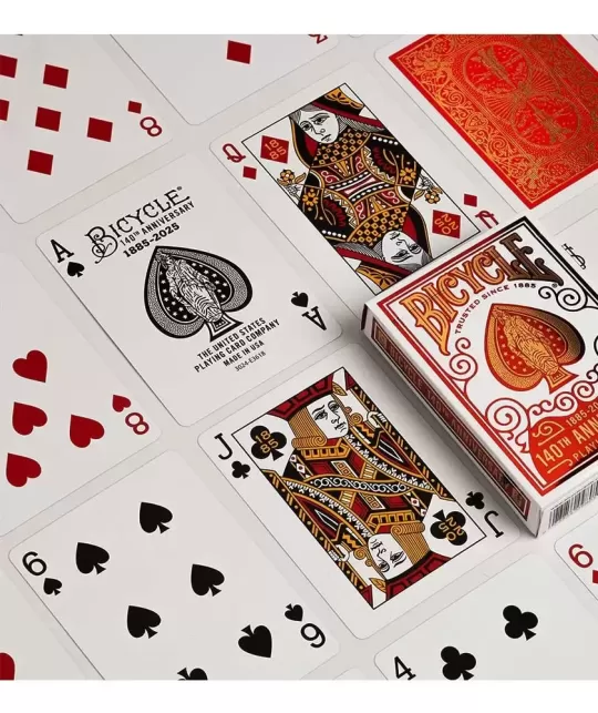 Bicycle 140 Anniversary – Cărți de joc premium | Emagie.ro