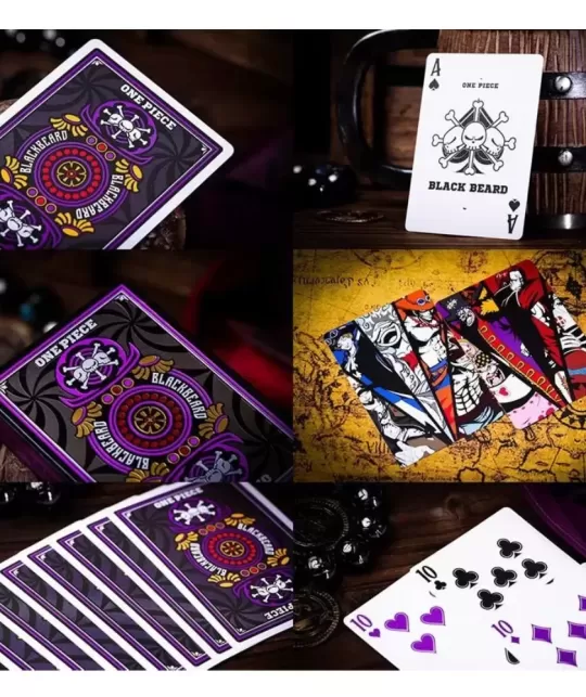 Blackbeard One Piece Playing Cards – Cărți de joc premium | Emagie.ro