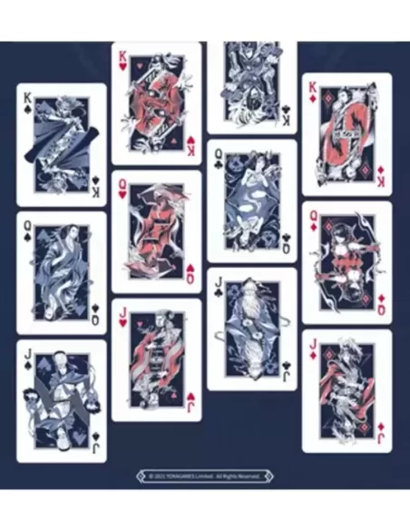 Warriors Of Three Kingdoms (Blue) – Cărți de joc premium | Emagie.ro