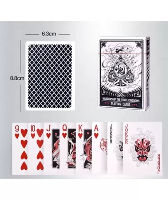 Warriors Of Three Kingdoms (Blue) – Cărți de joc premium | Emagie.ro