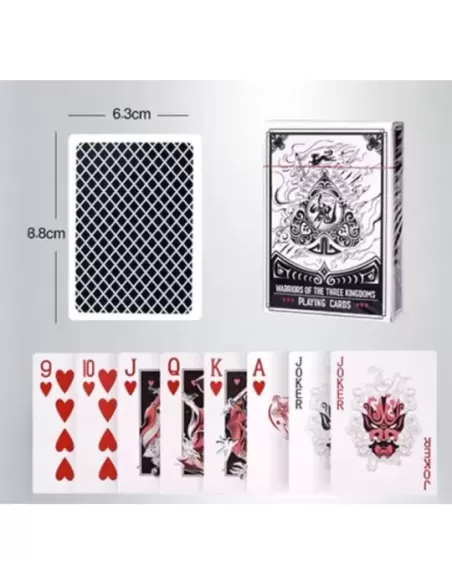 Warriors Of Three Kingdoms (Blue) – Cărți de joc premium | Emagie.ro