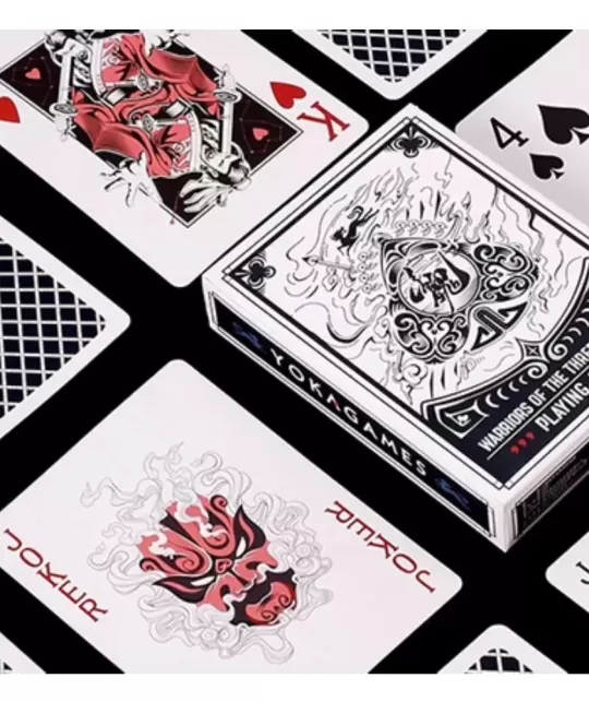 Warriors Of Three Kingdoms (Blue) – Cărți de joc premium | Emagie.ro