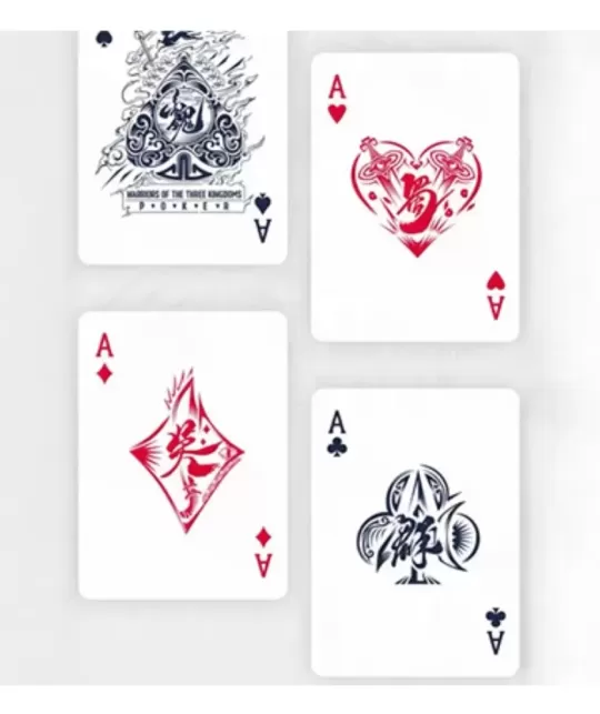 Warriors Of Three Kingdoms (Blue) – Cărți de joc premium | Emagie.ro