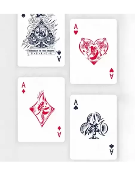 Warriors Of Three Kingdoms (Blue) – Cărți de joc premium | Emagie.ro