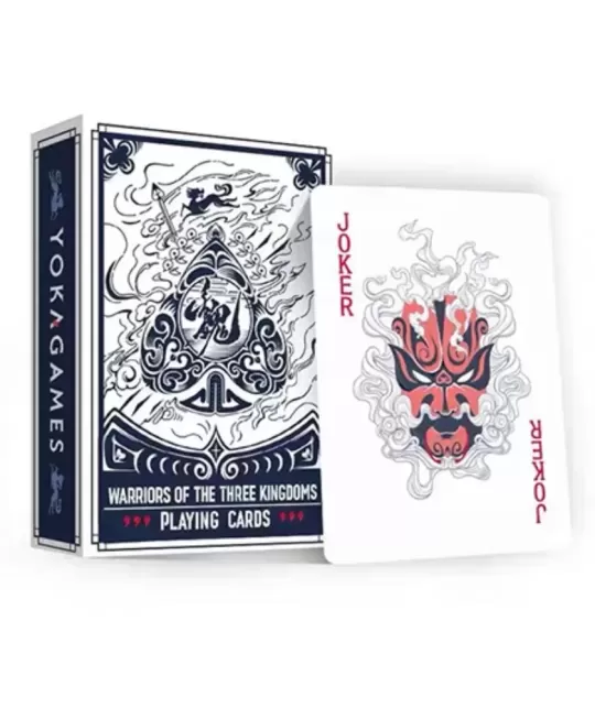 Warriors Of Three Kingdoms (Blue) – Cărți de joc premium | Emagie.ro