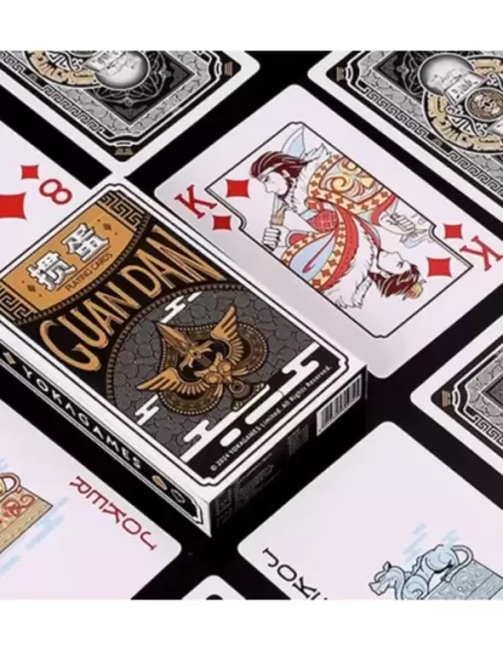 GUAN DAM -Warriors of the Three Kingdoms Black – Cărți de joc premium | Emagie.ro